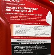 Aceite VALVOLINE FULL SYNTHETIC americano para cajas Automáticas de carros modernos - Img 45974104