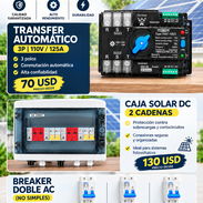 ⚡ ¡Todo para tu instalación solar en un solo lugar! Transfer automáticos, cajas solares DC y breakers TOMZN a precios de - Img 57575446