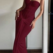 Vestido rojo elegante - Img 55399040