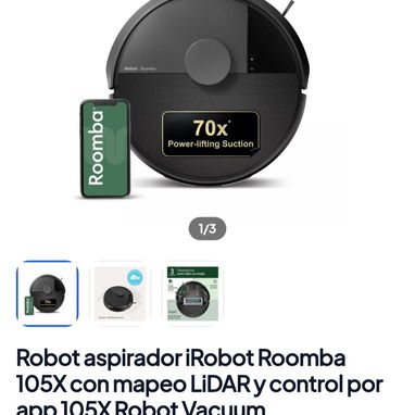 Robot aspiradora y fregasuelos con control por celular (hay otros modelos) - 5/10