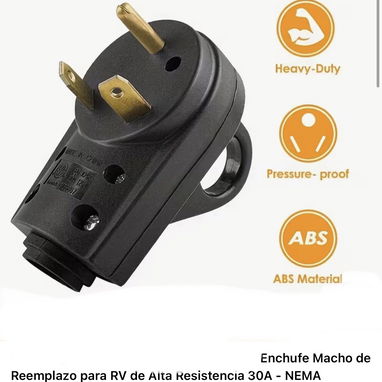 Espiga de 30A de Alta calidad con su agarre para una desconexión segura! Optimice la distribución de energía en su hogar - Img 126593350