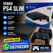 🎮 ¡VENDEDO PS4 SLIM CON 2 MANDOS NUEVOS! 🎮 ✅ ¿Por qué comprar una PS4 con mandos nuevos? 🔹 Sin desgaste: Botones, gat - Img 56186382