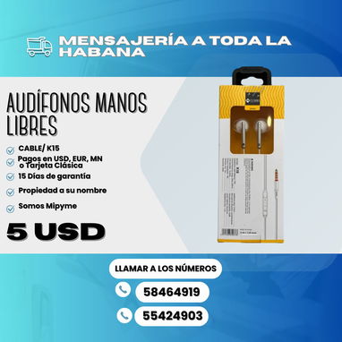 AUDÍFONOS DE CABLE DE VARIOS MODELOS Y PRECIOS - Img 108358147