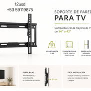 Soporte Fijo de Pared para TV 14 a 42 Pulgadas — VESA - Img 56222633