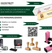 Cuños, QR y gafetes personalizados. Profesionalismo para tu empresa, con entrega rápida. - Img 47446297