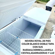 nevera royal 28 pies color blanco. yoaronie 💯 - Img 55825113