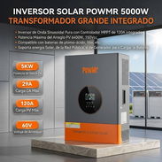 Inversor Hibrido PowMr de 5000w y 48V - Img 56543667