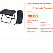 Modelo portátil caracteriza a la Banqueta plegable portátil hoy VPT#-0035 - Img 55655911