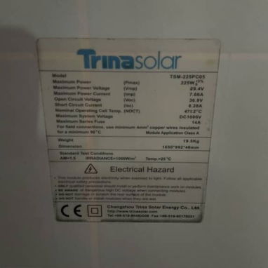 Panel trinasolar - 2/2
