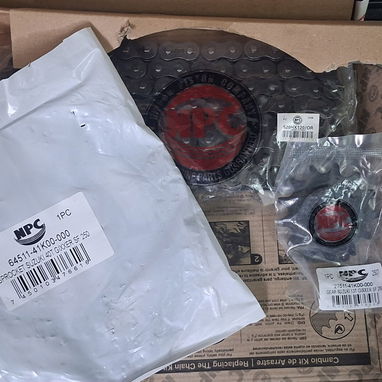 Suzuki Vstrom250sx/gixxer250 kit de arrastre - 2/2