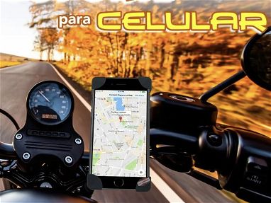 SOPORTE DE CELULAR PARA Moto/bicicleta CON CARGADOR USB - Img 61793108