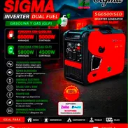 PLANTA ELÉCTRICA SIGMA Inverter 6500W pico y 5000W continuos Gasolina y Gas Es silenciosa - Img 56614077