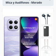 Telefono Xiaomi Redmi note15 8Gb Ram 256 Gb almacenamiento con cobertura mica audifonos morados - Img 55067251