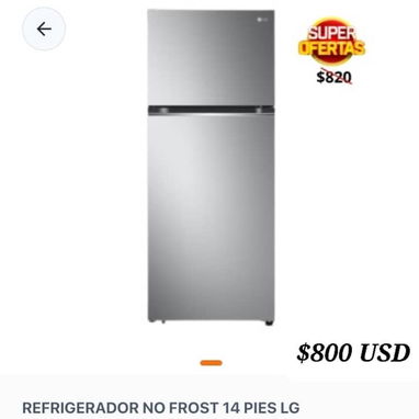 *Lavadora automática 9kg LG y Refrigerador LG*** - Img 122133864