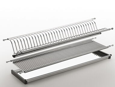 Tirador de barra y Bisagra cazoleta recta 35 mm para puertas cocina y closet c/tornillos 53912823 - Img main-image