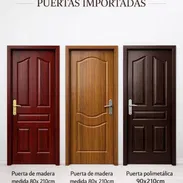 Puertas importadas de madera(las 2 primeras)y aluminio-polimetalicas XDYZ‑28 (la última) - Img 57300501
