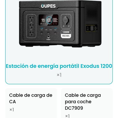 Capacidad: 992 Wh • Potencia de salida: 1200 W • Batería de litio de alta calidad • precio 580 USD mensajería gratis - Img 121495411