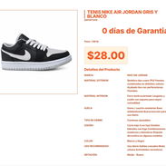 Zapatos Nike Air Jordan Gris/Blanco para Look Moderno por Solo $28 VPT#-0326 - Img 55547950