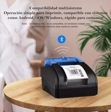 Impresoras de ticket o recibo USB, Bluetouth y red, lector 2d con base y lector 2D verticar, papel de imprimir - Img 95567016