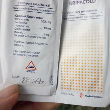 Vendo paracetamol con cafeina, el.blister de 10tabletas - 2/2