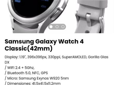 Reloj inteligente SAMSUNG* Reloj Galaxy Watch 4/ Samsung Watch 5 Pro/ Galaxy 6 Classic 40mm/ Samsung Galaxy Watch 6 43mm - Img 67608925