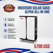 Inversor Solar SACO ALPHA 5 en 1 ,Potencia 12000W ,Capacidad 16000W - Img 57945952