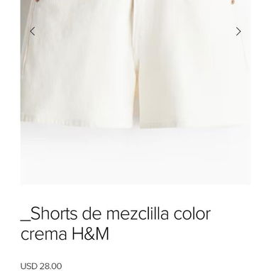 Shorts de mujer marca H&M precio en la foto - Img 97376647