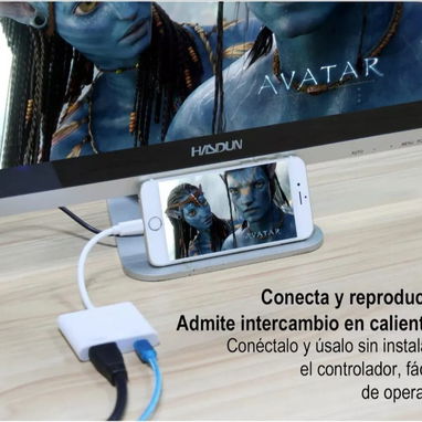 Lightning HDMI para iPhone,iPod / IPad - Img 96797657
