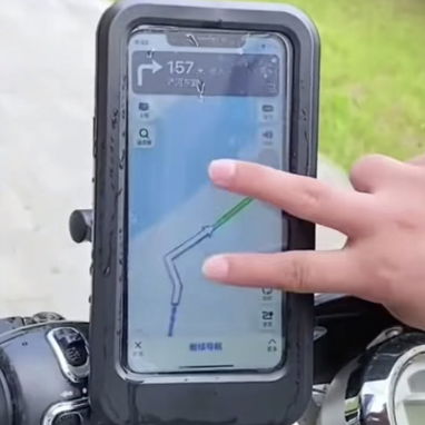 Soporte de celular impermeable para moto - 4/4