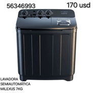 LAVADORA SEMIAUTOMÁTICA MILEXUS 7KG - Img 54441198