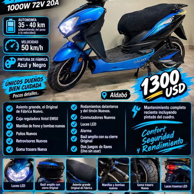 Vendo mi moto electrica soy de aldabo - 5/5