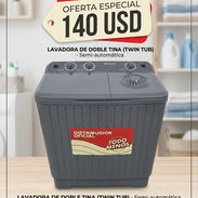 Lavadora semiautomática de 7 kilos - Img 55727138
