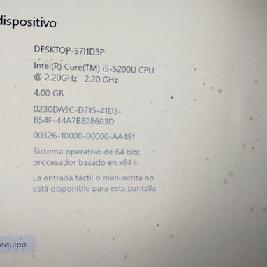 OFERTON- LAPTOP LENOVO G50-8 +i5-5200u+ 4BG+ DISCO 1TB + PANTALLA 15.6+2HORAS - Img 124733349
