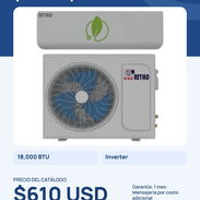 Split Inverter 1.5 tonelada REYMO. Equipos con garantía a estrenar por usted - Img 58394885