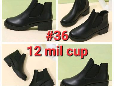 Botas negras de mujer con y sin tacón,  tacones y sandalias. Todo #36 y 37 solamente.  Precios en las fotos - Img 66063512