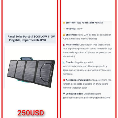 Ecoflow, laptop, panel solar portatil - Img 121489593
