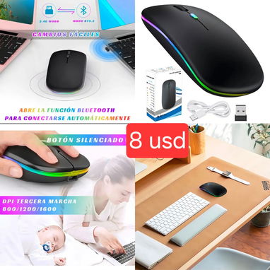 Wifi,mouse,encendedor,Luces RGB - 2/4