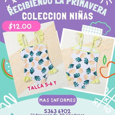 Traje de baño, trusa de niñas - Img 124440104