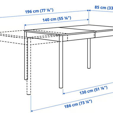 🍽️ [Juego de Comedor IKEA – Mesa Extensible + 6 Sillas]- Precio 300 USD - Img 124272251