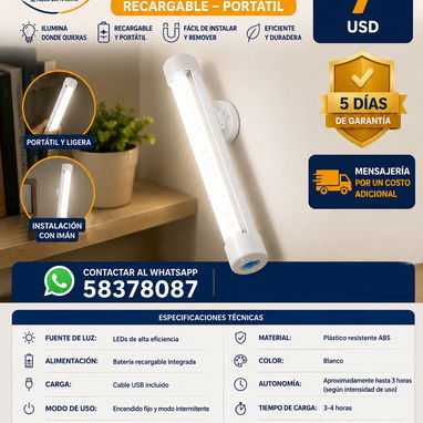 LAMPARAS REGARGABLES DE VARIOS MODELOS Y PRECIOS NUEVAS EN CAJA!!!! - 5/7