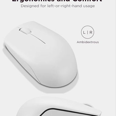 Mouse Inalámbrico Lenovo 300 2.4G🖱️Ambidiestro, Compacto, 12 Meses Batería🔋DPI 1000, USB Nano💼Envío* + Garantía** - Img 99765031