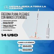 🧹 FREGONA PLANA PLEGABLE CON MANGO EXTENSIBLE 💲 Precio: $14 USD - Img 55100636