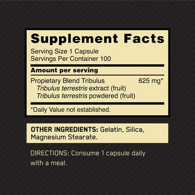 TRIBULUS 625 OPTIMUM NUTRITION - Img 121937475