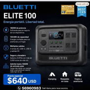 Vendo estaciones de energía Bluetti élite 100 de 1800 w  Precio 640 usd Por cantidad hacemos descuento.. Interesados 569 - Img 57124330