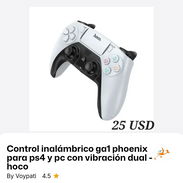 Control inalambrico para PS4 y PC con vibración - Img 58110237