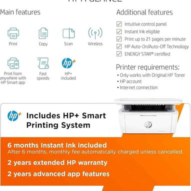 🖨️ Impresora Láser Multifunción WiFi HP LaserJet MFP M140we - Img 111505203