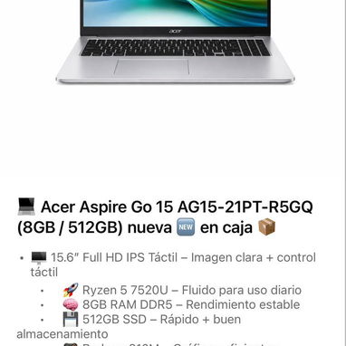Laptops en venta nuevas en caja - Img 119161364