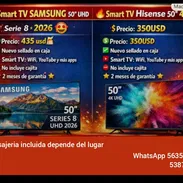 *smart TV de 50" Samsung serie 8 y hisense - Img 58068906