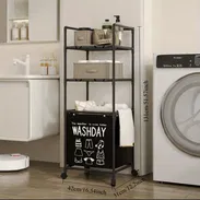 Organizador de baño Metalico + Cesta para Ropa Sucia - Img 54404048