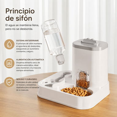 COMEDERO Y BEBEDERO AUTOMÁTICO POR GRAVEDAD - Img 126236891